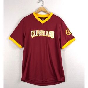 Majestic Cleveland‎ Cavaliers Red Team Glory Jersey Mens Medium Short Sleeve